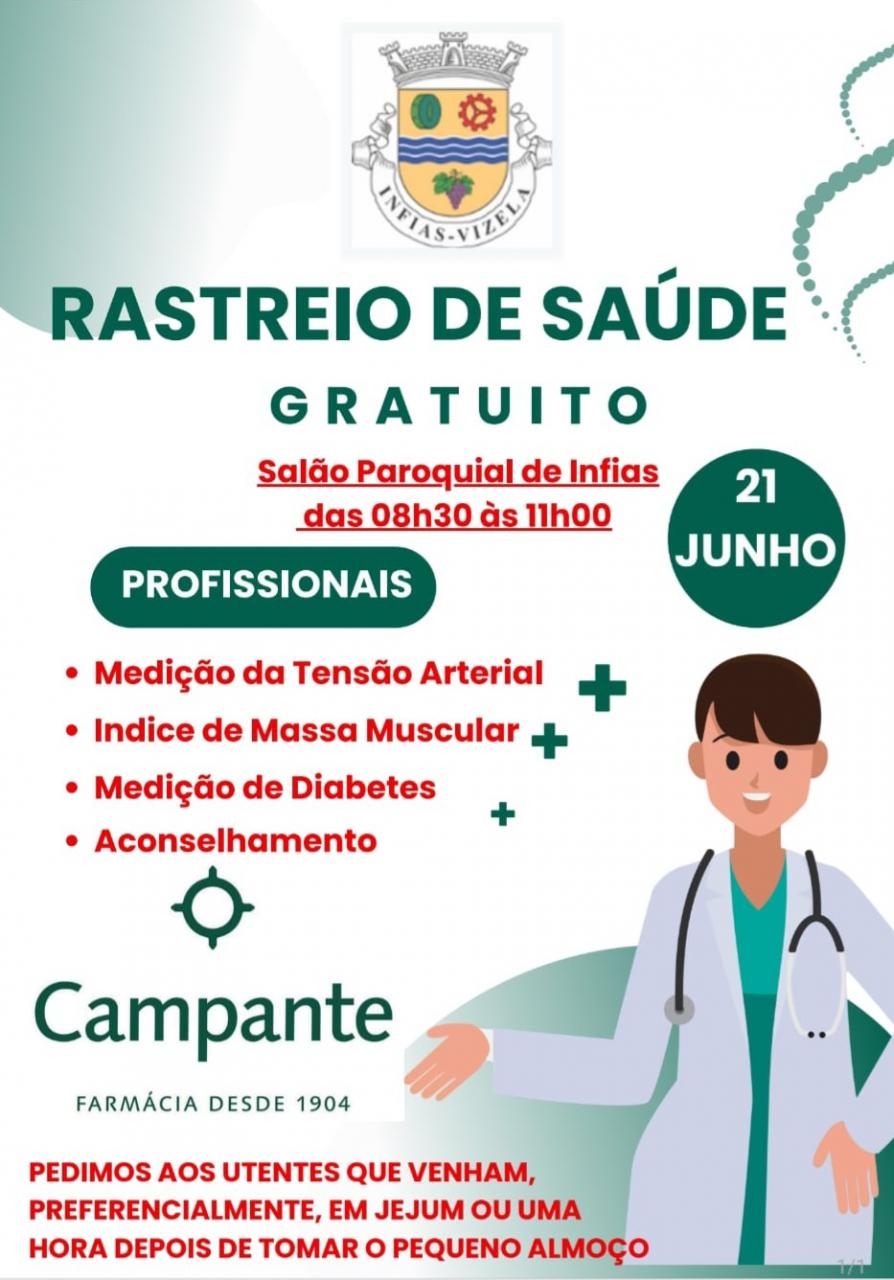 Rastreio de Sa&uacute;de